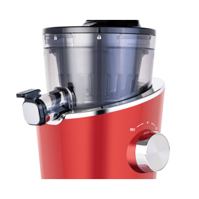 Pormenor bocal e seletor de velocidades Sana 848 vermelho