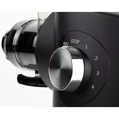 Pormenor do seletor de velocidades Sana 727 preta