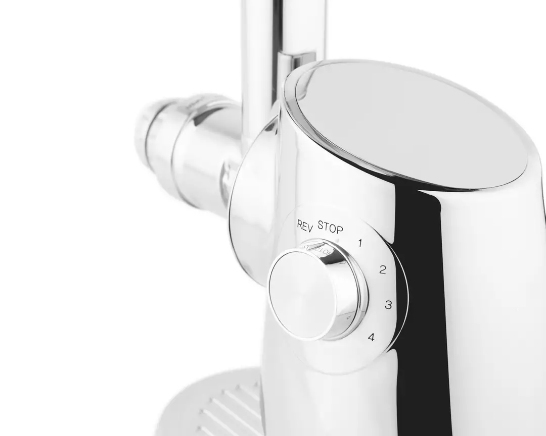 Pormenor do seletor de velocidades no Sana 929 Ultimate Juicer