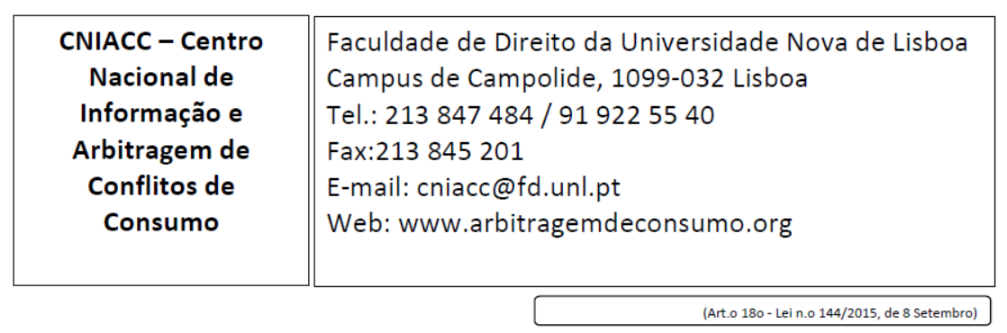 Informa&ccedil;&atilde;o referente ao CNIACC