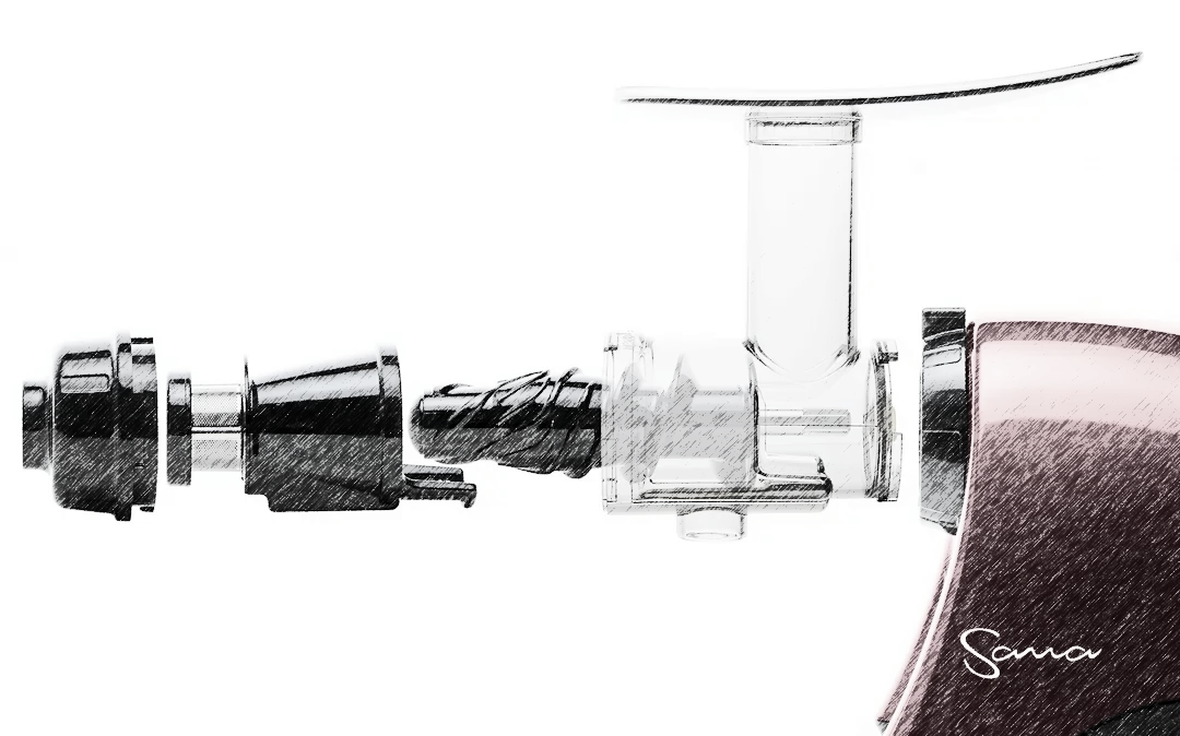 Vista explodida Sana EUJ 707 a l&aacute;pis